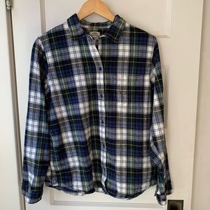 LL Bean Flannel Shirt - L